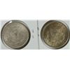 Image 2 : 2 Morgan Dollars High End AU+ 1921, 1880.