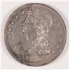 Image 1 : 1837 REEDED EDGE BUST HALF DOLLAR, AU-58+ NICE LUSTER, LOOKS BU