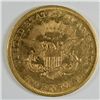 Image 2 : 1854 $20 LIBERTY GOLD COIN MS61 PLANCHET STREAK OBV