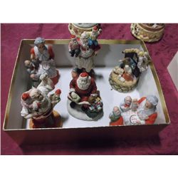 Assorted lot of Christmas Porcelain Figurines