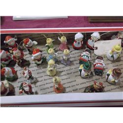 Misc. Lot of Christmas Porcelain Ornaments