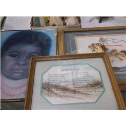 set of 3 Vintage Pictures