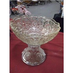 Vintage Punch On Pedestal