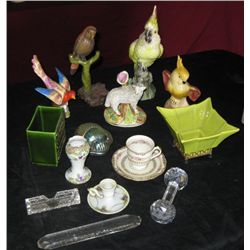 Misc. Porcelain, Ceramic, Figurines and Dishware,