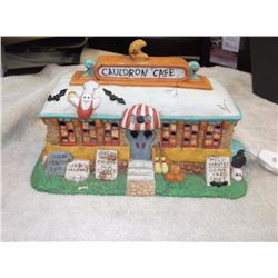 Cauldron Cafe Halloween Lighted House