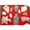 Image 1 : 8" x 12" Frame of Chumash Artifacts