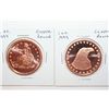 Lot Of (2) 1 oz. Copper Coin
