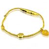 Image 1 : Fine 24k Gold Plated Stretchable Silver Bracelet