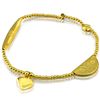 Image 1 : Fine 24k Gold Plated Stretchable Silver Bracelet