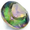 Image 2 : Fancy 4CT Oval Mystical Rainbow Quartz Gemstone
