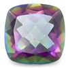 Image 1 : 10mm/3.47CT Square Mystical Rainbow Quartz Gemstone