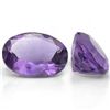 Image 1 : 2CT/ 2pcs Sparkle Oval 6x8mm Amethyst Gemstone