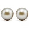 Image 1 : 12MM Champagne Green Fresh Water Pearl