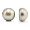 Image 2 : 12MM Champagne Green Fresh Water Pearl