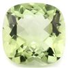 Image 1 : Clean Square 15mm/ 12.13CT GREEN AMETHYST GEMSTONE