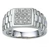 Image 1 : Gorgeous Diamond Accent in 0.925 Silver Ring