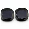 Image 1 : 2pcs 10mm/8.54CT Cushion Black Sapphire Gemstone