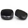 Image 2 : 2pcs 10mm/8.54CT Cushion Black Sapphire Gemstone