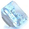 Image 2 : Big Emerald Cut 12x16mm/15.8CT Blue Topaz Gemstone