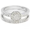 Image 2 : DIAMOND BRIDAL WEDDING RING SETS-T.W 0.38CT