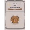 Image 1 : 1911 $5 GOLD INDIAN NGC AU-55