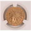 Image 2 : 1911 $5 GOLD INDIAN NGC AU-55