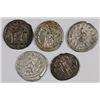 Image 1 : LOT OF 5 ANCIENT SILVER UNATTRIBUTED