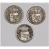 Image 1 : 3 BAVARIA 1 KREUZER 1839 GEM BU, 1855, 54 BOTH AU/UNC
