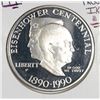 Image 1 : 1990 EISENHOWER DOLLAR PROOF