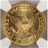 Image 3 : 1899 $2.50 GOLD LIBERTY NGC MS65 GEM, BETTER DATE, WHOLESALE AT 2075.00