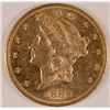 Image 1 : 1883-S $20 GOLD LIBERTY MS62