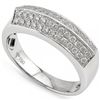 Image 1 : 18K Gold Micro Setting 1/2CT /52pcs Diamond Ring