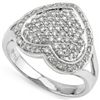 Image 1 : Spakling Micro Setting 68pcs Diamond 18K Gold Ring