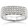 Image 2 : Everlasting Micro Setting 0.49CT Diamond 18K Gold Ring