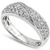Image 1 : Elegant Micro Setting 0.46CT Diamond 18K Gold Ring