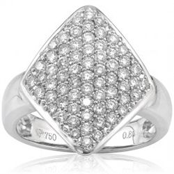 Strking 65pcs/0.86CT Diamond Ring Set in 18K Gold