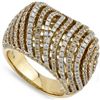 Image 1 : Charming 327pcs/2.79CT Diamond Ring Set in 18K Gold