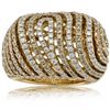 Image 2 : Charming 327pcs/2.79CT Diamond Ring Set in 18K Gold