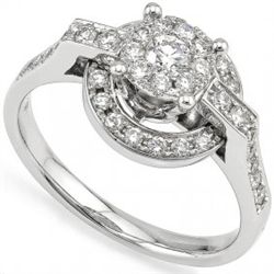 Extraordinary 41pcs/0.55CT Diamond Ring Set in 18K Gold