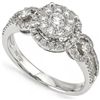 Image 1 : Distinctive 74pcs/0.72CT Diamond Ring Set in 18K Gold