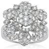 Image 2 : Fascinating 75pcs/1.84CT Diamond Ring Set in 18K Gold