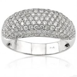 Eternity Diamond (2.04CT) Band Ring Set in 18K Gold