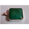 Image 1 : Emerald 10.420g Pendant Sterling Silver