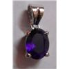 Image 1 : Amethyst 1.740g Pendant Sterling Silver