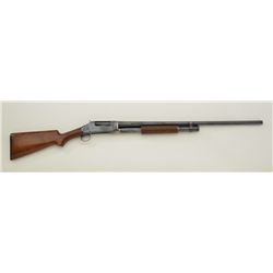 Winchester Model 1897 pump action shotgun two barrel matching set in 16 gauge with one 28” barrel be