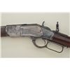 Image 7 : Winchester Model 1873 lever action rifle, .44W.C.F cal., 24” round barrel, blue finish, wood stock, 