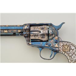 Colt Single Action Army revolver, .44-40 caliber, 5 ½” barrel with roll dye marking, fully and final