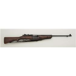 U.S. Johnson Model 1941 semi-auto rifle, .30-06 cal., 22” barrel, parkerized finish, ventilated hand