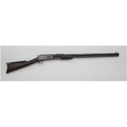 Colt Large frame Lightning pump action rifle, .40-60-260 cal., 28” round barrel, blue finish, checke