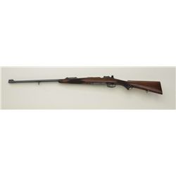 Pre-war J. J. Jeffery & Co. bolt action hunting rifle, finely engraved receiver, floor plate and tri